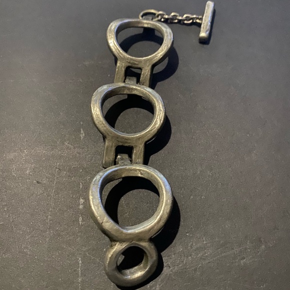 1960s Anders Andersen Industrial Pewter Bracelet - Picture 4 of 14